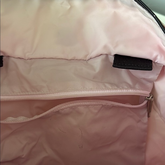 Red and Black Floral Tote with Sturdy Handles - Picture 2 of 12